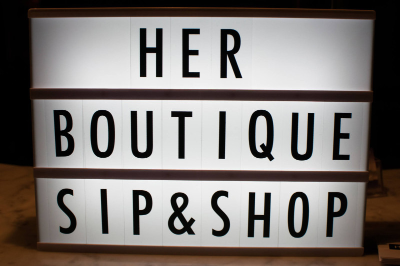 Her Boutique sip and shop_